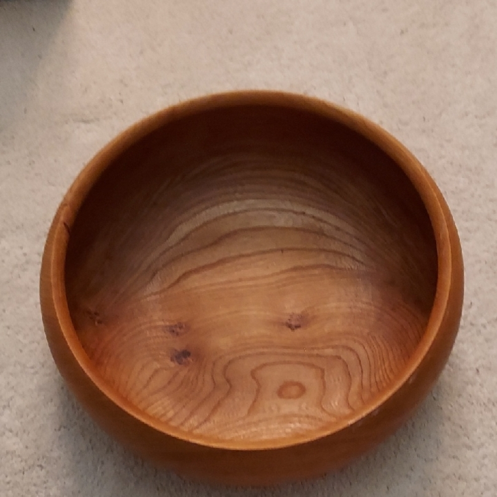 Brian O'Neill Wooded Bowl Elm No.17 Ireland. 11 Inches Top Rim To Rim